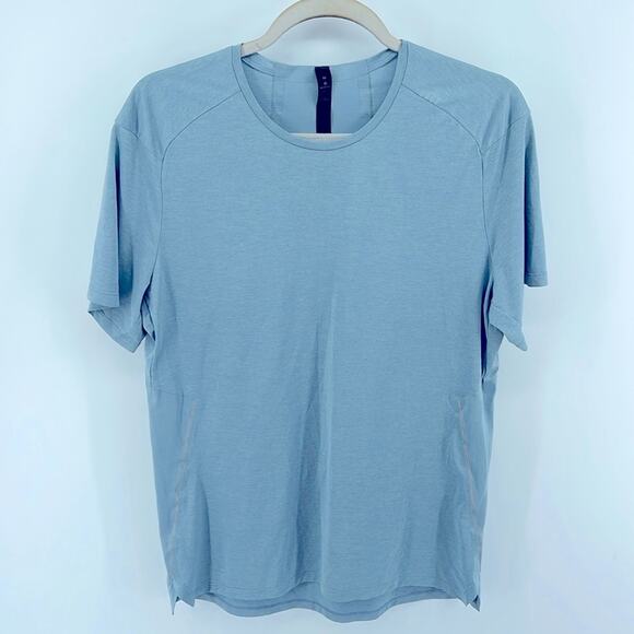 Lululemon Tech pique athletic athleisure crewneck short sleeve t-shirt sz M - Picture 1 of 7